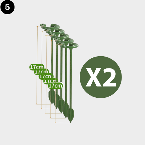 PlantGuard Kit de Tuteurs Premium pour Plantes