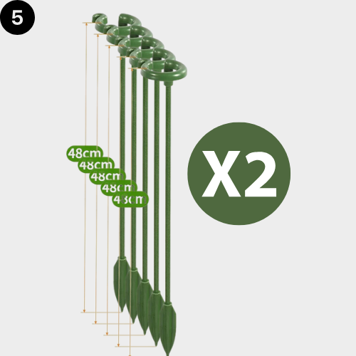PlantGuard Kit de Tuteurs Premium pour Plantes
